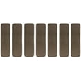 thumbnail image 1 of Stair Tread Treads Indoor 7 inch x 24 inch Machine Washable Skid Slip Resistant Carpet Stair Tread Treads Euro Collection (Set of 7, Cappuccino Brown), 1 of 7