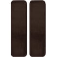 thumbnail image 1 of Stair Tread Treads Indoor 7 inch x 24 inch Machine Washable Skid Slip Resistant Carpet Stair Tread Treads Euro Collection (Set of 2, Brown), 1 of 4