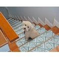 thumbnail image 1 of Stair Treads 9 inch by 28 inch by sussexhome Monument Collection Trellis Design Vibrant and Soft Stair Treads, Teal , Pack of 13 [100% Polypropylene], 1 of 3