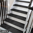 thumbnail image 1 of Stair Treads Carpet 15PCS Plush Non Slip Stair Mats Soft Runner Rug Large Size Easy Install Washable Indoor Protection for Home Pets and Family Safety, 1 of 7