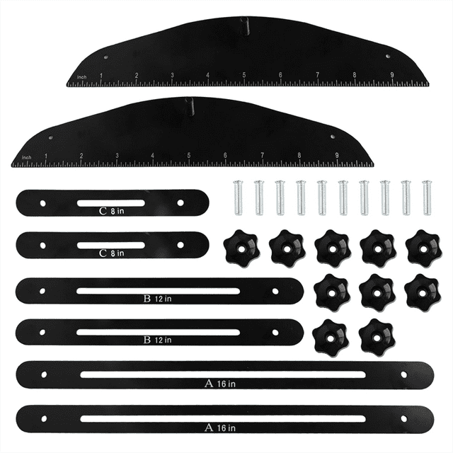 Stair Treads Gauge Template Tool,Stair Measuring Ruler Set