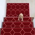 thumbnail image 1 of Stair Treads Hexagon Design Non Slip Backing, 8.5''X26'', 1 of 4