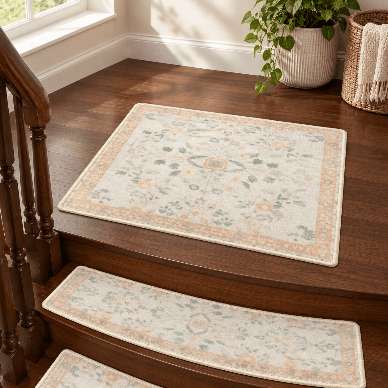 Merida Stair Rug Stair Treads Landing Mat 30x30 Rug For Indoor - Walmart.com