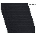 thumbnail image 1 of Stair Treads Non-Slip 10PC Set Black Embossed Step Carpets Self Adhesive Absorbent Washable Household Stair Mats, 1 of 8