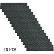 Stair Treads Non-Slip 15PC Set GrayEmbossed Stair Mats Self Adhesive Step Carpets Absorbent Washable Household Stair Rugs