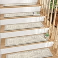 thumbnail image 1 of Stair Treads Non Slip 8"x30" Stair Runner, Rubber Backing Carpet Stair Treads for Wooden Steps, Washable Safety Carpet for Stairs Khaki Indoor Staircase Step Treads for Kids Elder Dogs, 1 of 7
