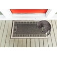 thumbnail image 1 of Stair Treads Non-Slip Landing Mat - Skid Resistant Rubber Back Landing Rug - Beautiful Design Landing Mat Stair runner for Bottom of Stairs - Floormat - Doormat (20" x 30") Emmy Gray, 1 of 6