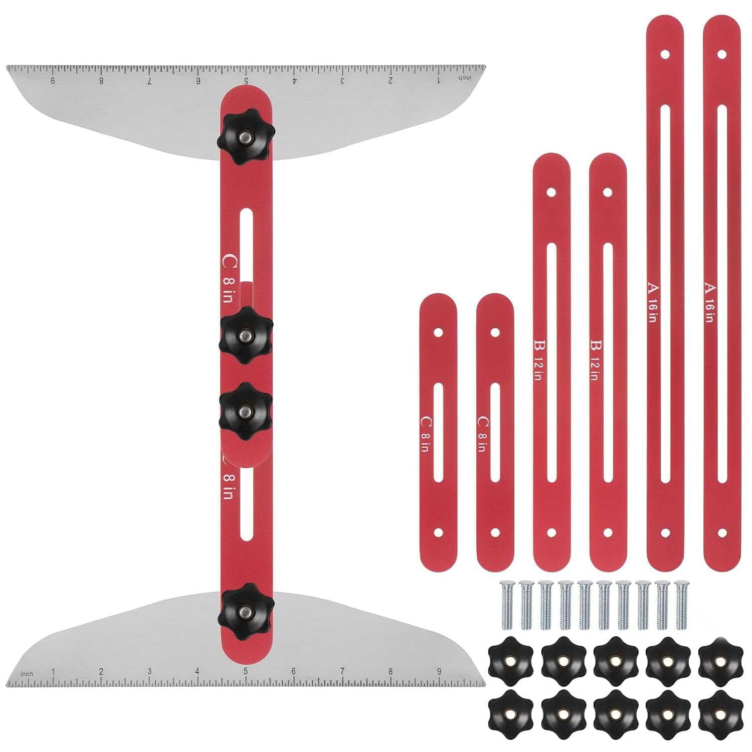 Stair Step Stencil Tool Stair Measuring Tool Adjustable Length From 12 - View #7