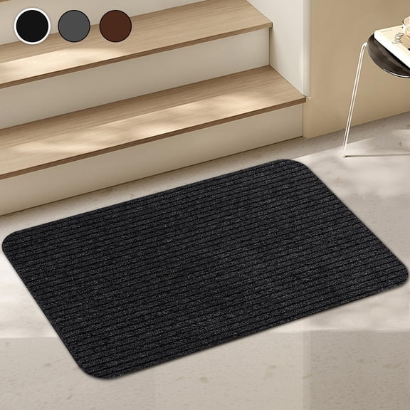 Stair Treads For Wooden Steps Carpet Non-slip Runner Indoor Outdoor Tread Mats Covers Pads 19" X 31"matching Landing Step Elders And Dogs (19" 31" Black)