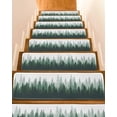 thumbnail image 1 of Stair Treads for Wooden Steps,Green Ombre Peel and Stick Stair Treads with Adhesive,Primeval Forest Modern Abstract Art Aesthetics Non Slip Indoor Stairs Runner Rugs Mats for Elders Dogs 8"x30" 4PCS, 1 of 7