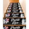 thumbnail image 1 of Stair Treads for Wooden Steps,Puerto Rico Flag Peel and Stick Stair Treads with Adhesive,Modern Art Palm Tree American Flags Non Slip Indoor Stairs Runner Rugs Mats for Elders Dogs 8"x30" 10PCS, 1 of 7