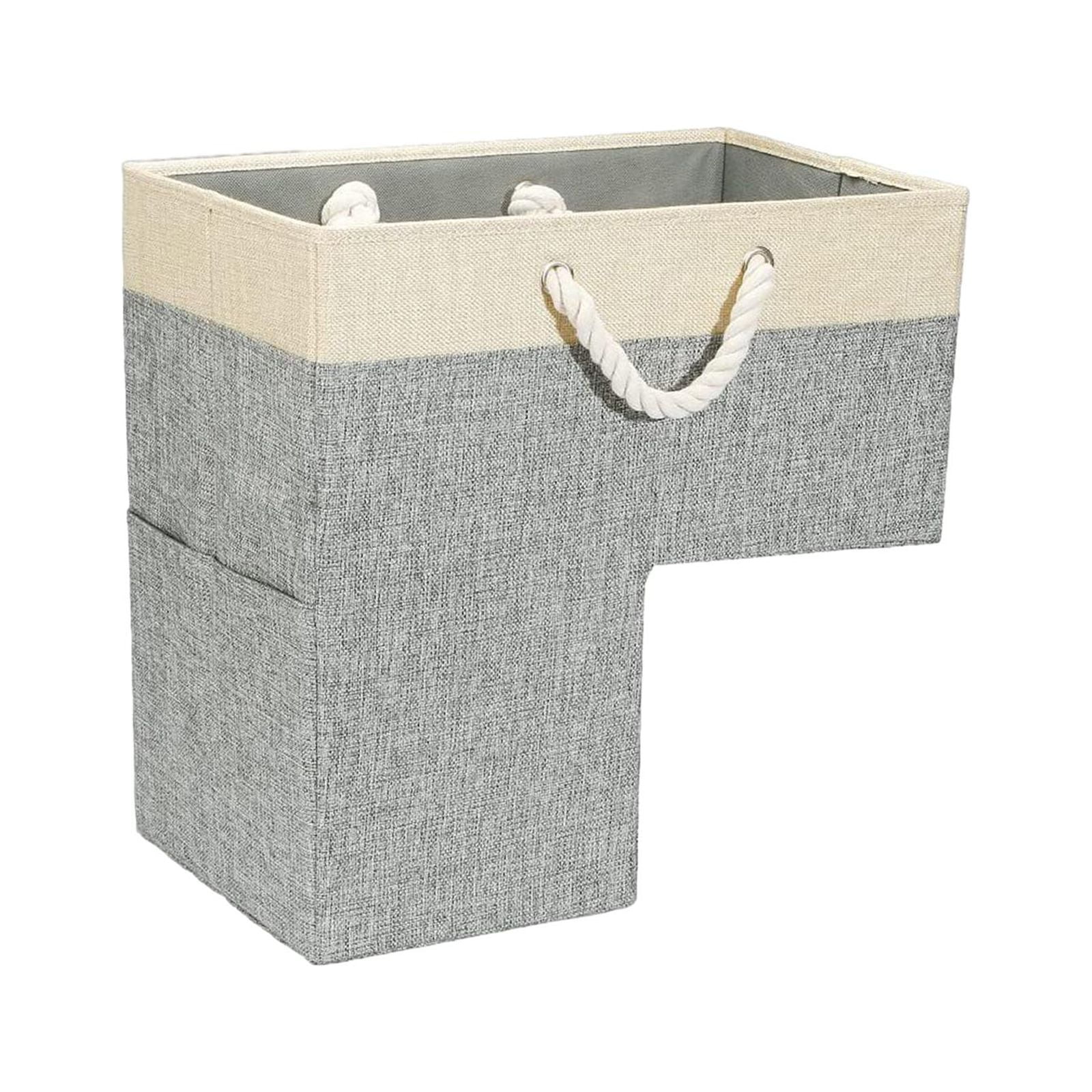 Staircase Baskets with Handles, Collapsible Staircase Basket, Modern