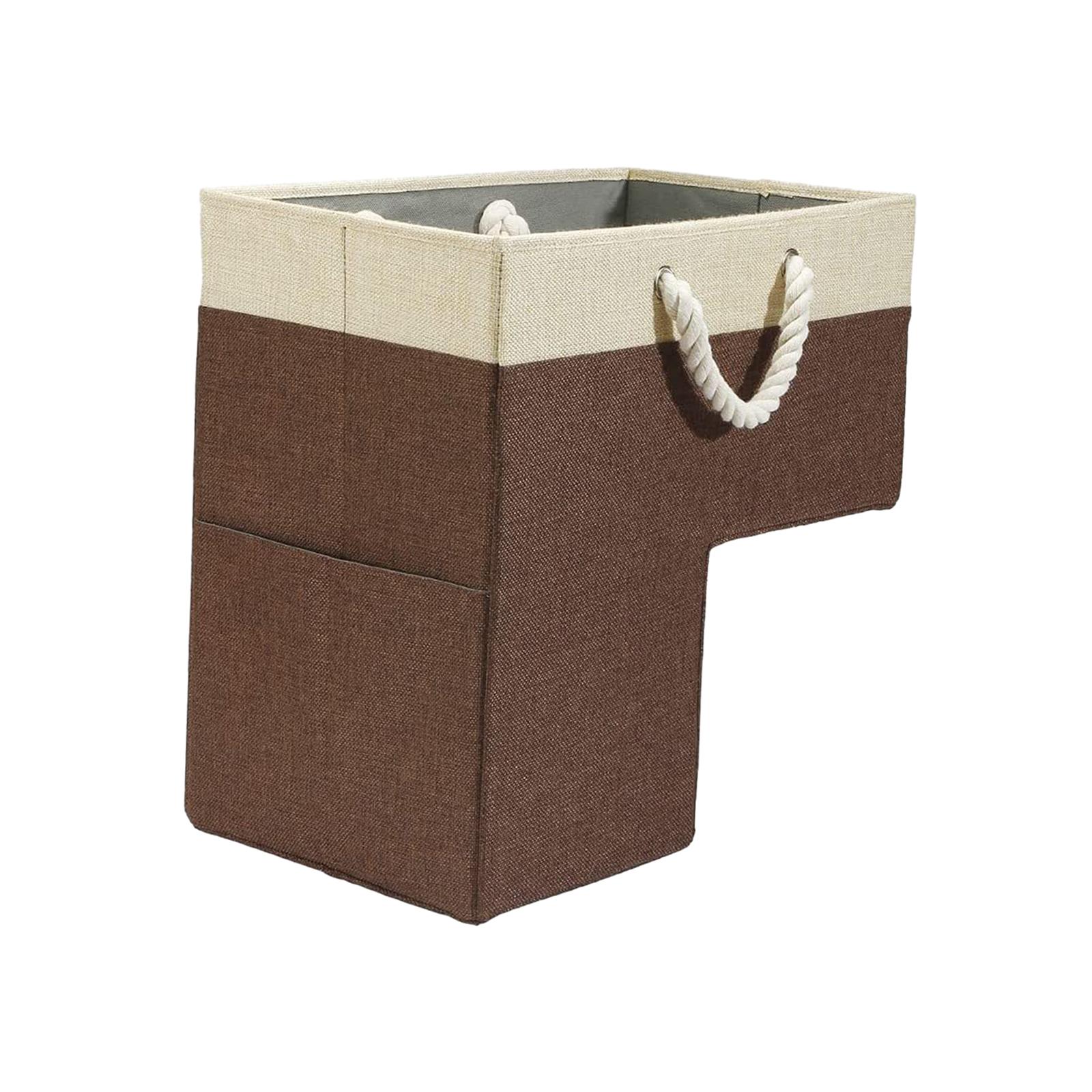 Staircase Baskets with Handles Stair Tidy Basket Modern Stair Storage