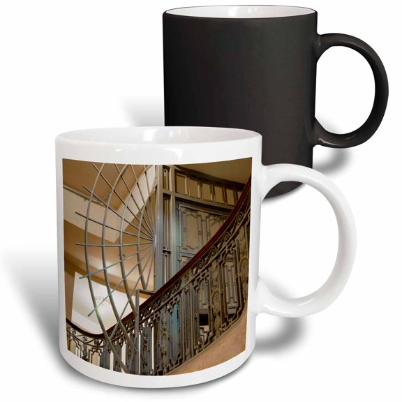 3drose, Staircase Inside Nyc Building, 11oz Magic Transforming Mug