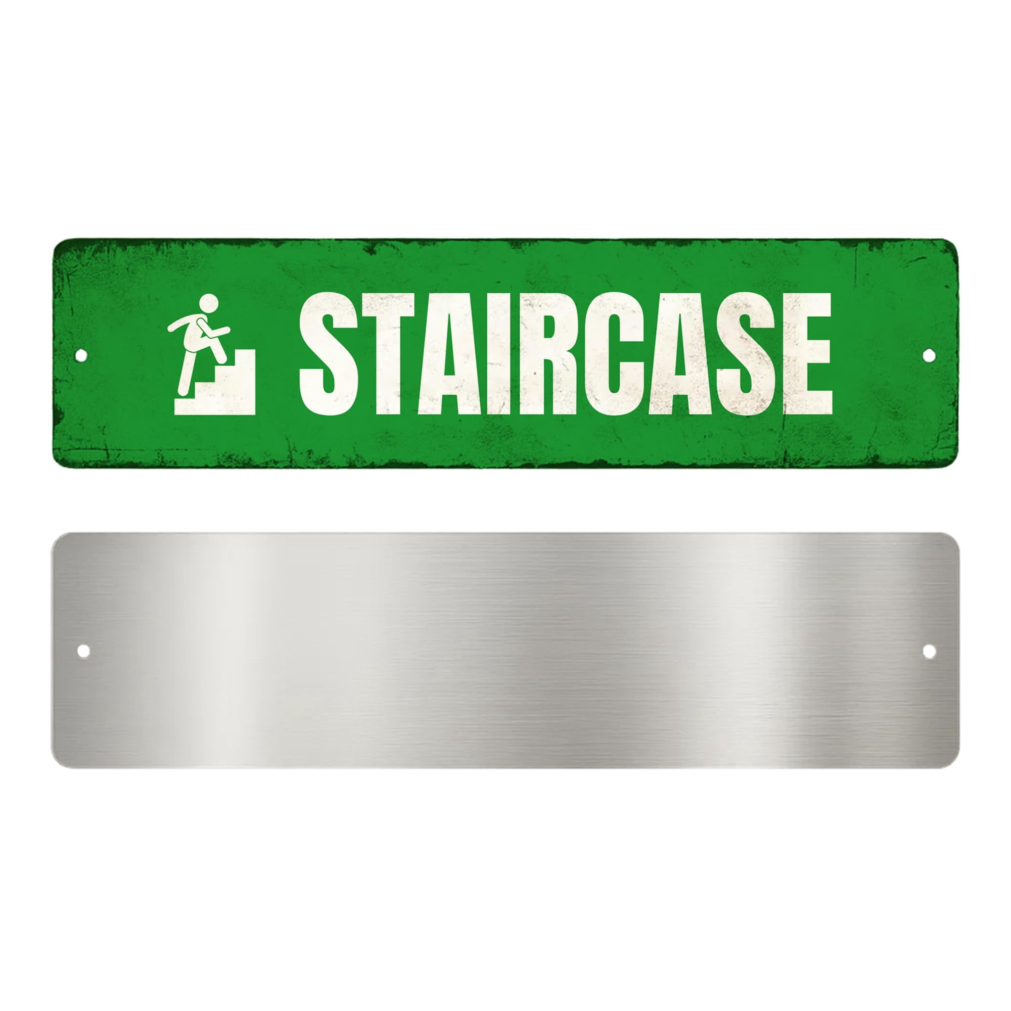 Stacase Sign Staircase Metal Sign by DC | Arrow Metal Directional Signage for Indoor ...
