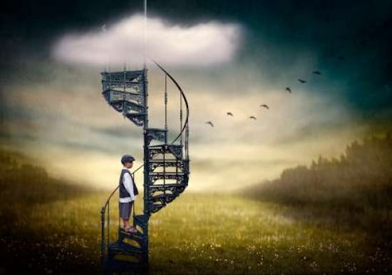 Stairway To Heaven Canvas Art - Ben Goossens (20 x 28)