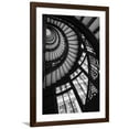 thumbnail image 1 of Art.com Stairwell The Rookery Chicago IL Photographic Print by Steve Gadomski, Brown Frame Wall Art, 32" x 44", 1 of 4
