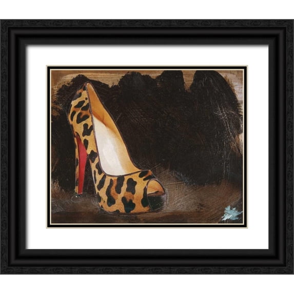 Stajan-Ferkul, Andrea 18x15 Black Ornate Wood Framed with Double Matting Museum Art Print Titled - Shoe Box III