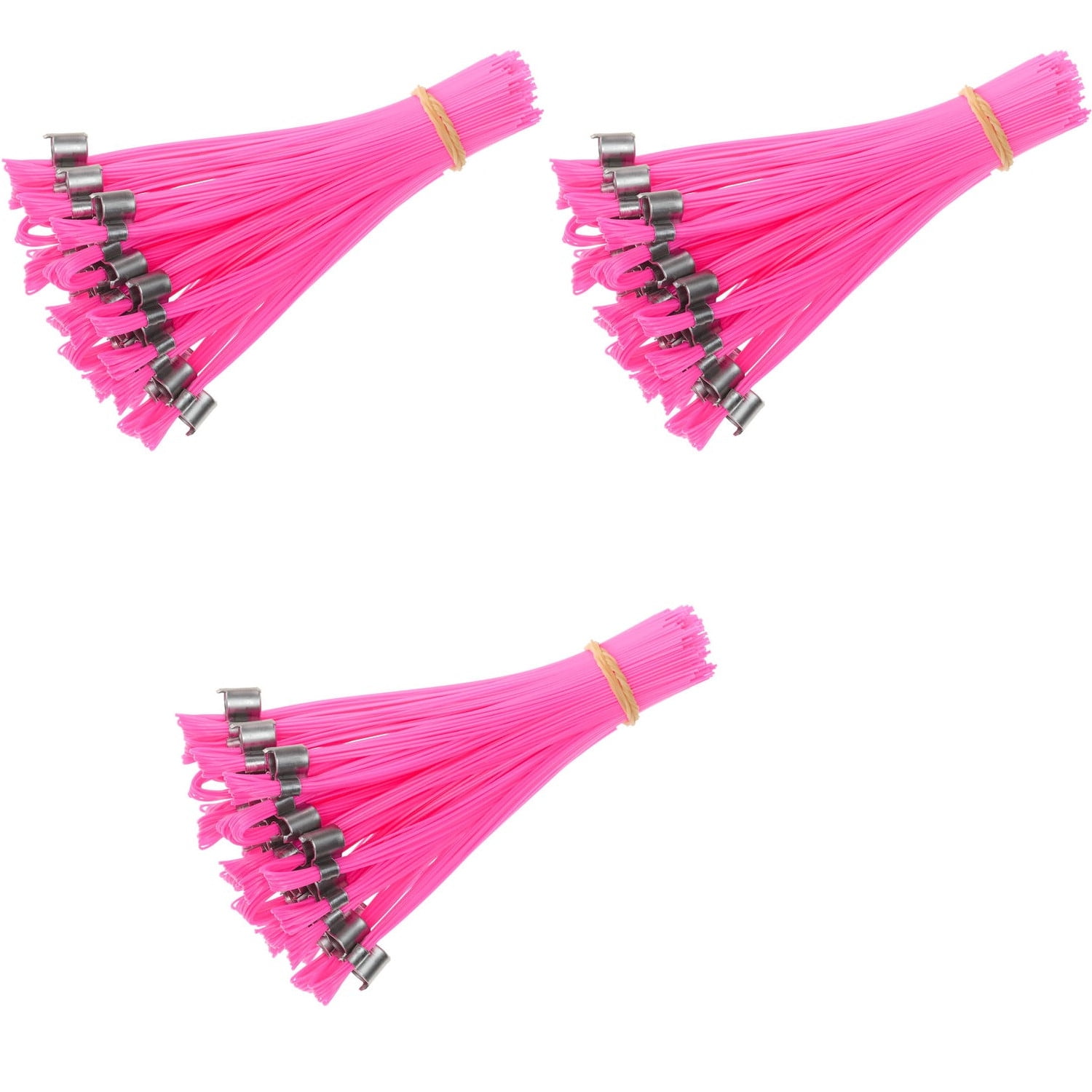 Stake Chasers Pink 6 inch High Plastic Ground Marking Whiskers (75
