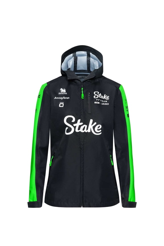 2024 Women's Team Rain Jacket - Black