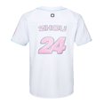 thumbnail image 1 of Stake F1 Kick Sauber Men's Special Edition Miami GP Flamingo White Baseball Jersey - Bottas/Zhou, 1 of 15