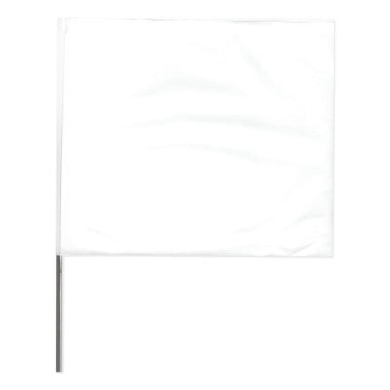Stake Flags, 4 in x 5 in, 30 in Height, White - Walmart.com