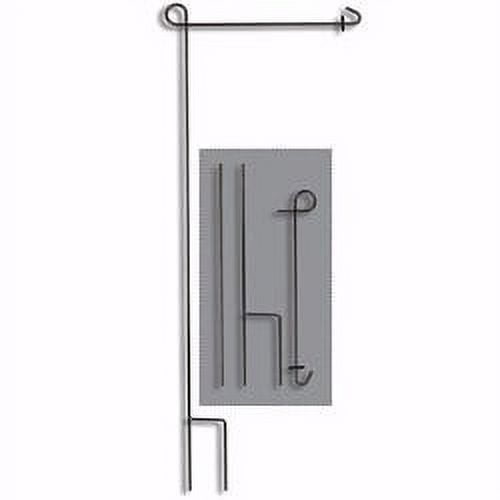 Stake-Garden Flag Stand-3 Piece W/Poly Bag & Header (40 )