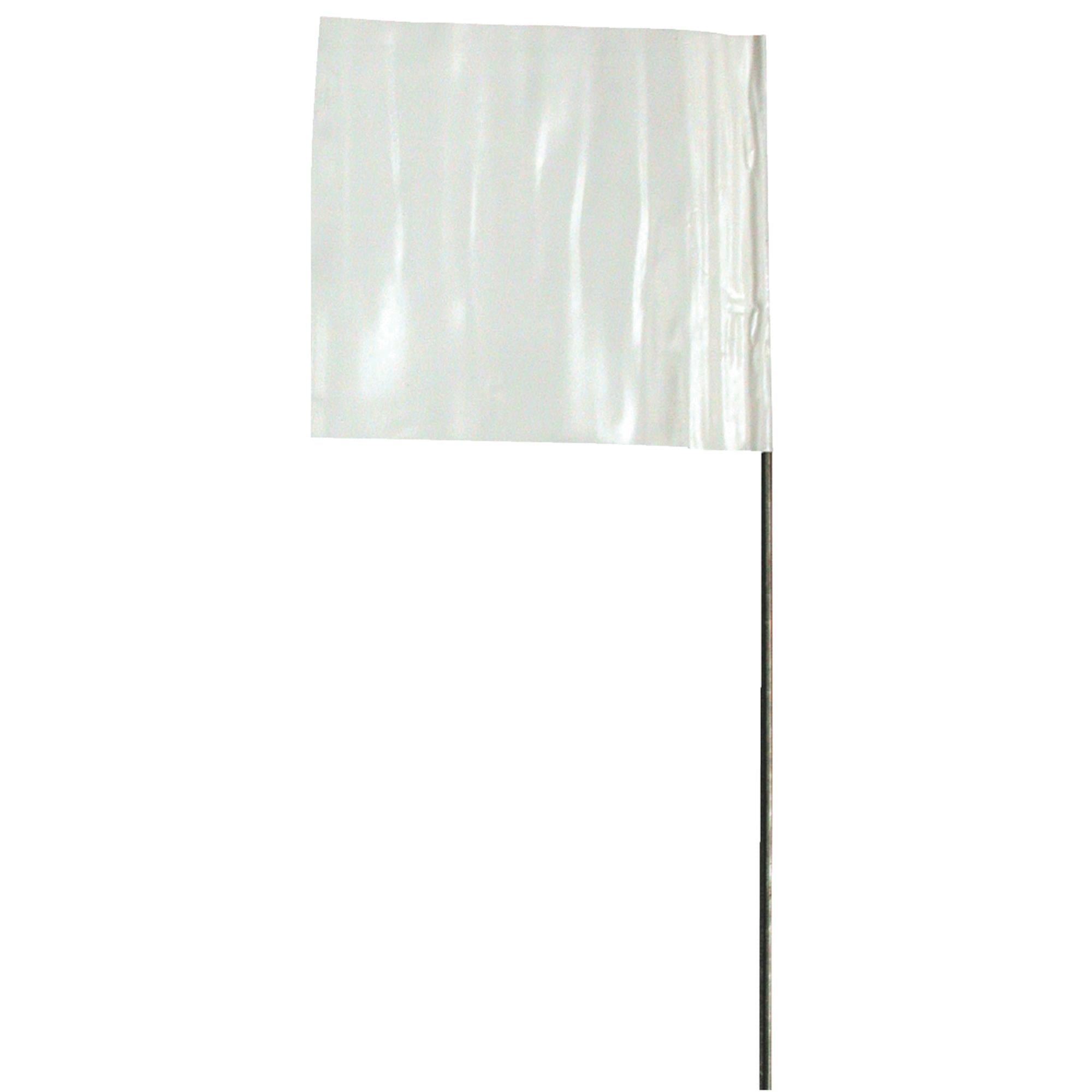 Irwin 2.5 In. X 3.5 In. X 21 In. White Stake Flags 100 Pc. - Walmart.com