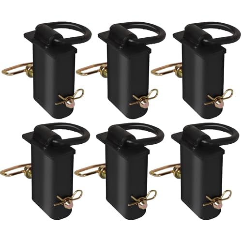 Stake Pocket D Ring, Heavy Duty Adjustable D Rings w/ 5400 lbs Secure