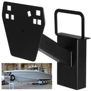 Stake Pocket Spare Tire Carrier, Spare Tire Mount for Trailer, Heavy Duty Steel Spare Tire Bracket, Fit Most 4 & 5 & 6 & 8 Lugs Wheels