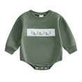 thumbnail image 1 of Staki Baby Boy Onesies Long Sleeve Baby Organic Cotton Bodysuits – Baby Boy & Girl Short and Long Sleeve One-Pieces 0-18M(Green,3-6 Months), 1 of 6