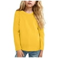 thumbnail image 1 of Staki Boy Long Sleeve Toddler Boys Thermal Shirt - Soft Breathable Long Sleeve Undershirt(Yellow,6-7 Years), 1 of 6