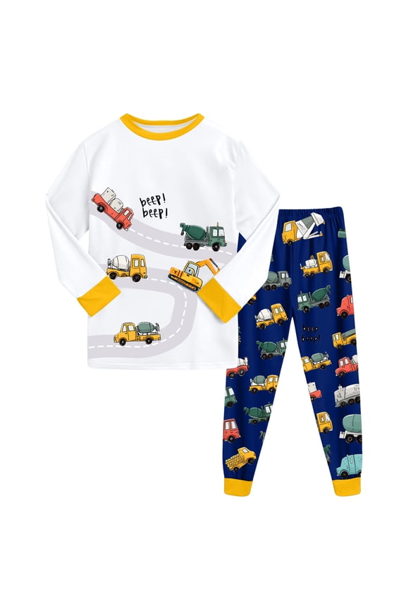 Boy Outfits Hoodie Sweatshirts Toddler Boys Clothes Sets Little Boy Clothing Long Sleeve Pullover Jogger Pants Kids 2 Pieces Outfits (Yellow,6-7 Years)