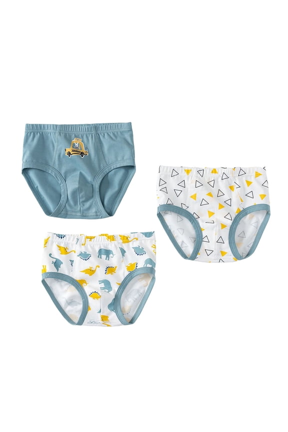 Boys All Cotton Briefs Underwear Toddler Boy Panties Pack 2T 3T 4T Navy,8-9 Years