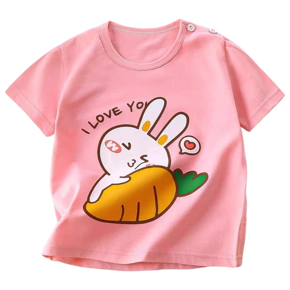 Staki Boys T Shirts Toddler Boys Graphic Tee Shirts Cotton Short Sleeve Crewneck Tops for Little Boys 2T 3T 4T Pink,7-8 Years