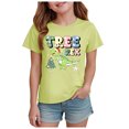 thumbnail image 1 of Staki Christmas Sweatshirt Christmas Shirt for Girl Christmas T-Shirt Funny Holiday Tee Tops(Light Green,9-10Years), 1 of 5