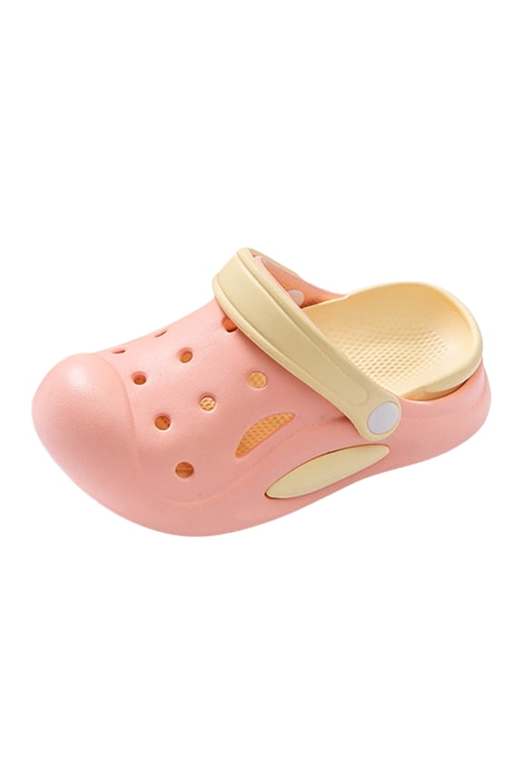 Clogs for Girls Slip On Shoes Cozy Indoor Outdoor Summer Clogs Cute Gifts for Girls Pink,8 Toddler