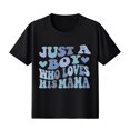 thumbnail image 1 of Staki Cotton Toddler Boys Girls Shirts Toddler Short Sleeve Animals Graphic T-Shirts Summer Tops Tees 2T 3T 4T Black-#4,9-10 Years, 1 of 4