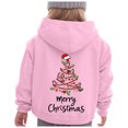 thumbnail image 1 of Staki Cute Hoodie For Girls Graphic Hoodies Kids Long Sleeve Hooded Clothes Pullover Christmas Hoodie(Pink,11-12 Years), 1 of 7