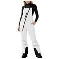 thumbnail image 1 of Staki Girl's Snow Bibs Kids Ski Pants Waterproof Insulated Winter Overalls Ski Suit for Kids 4T,5T,6Y,7Y,8Y,9Y,10-13Y(White,6-7 Years), 1 of 9