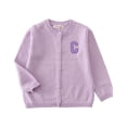 thumbnail image 1 of Staki Girls Cardigan Sweater School Uniforms Toddler Long Sleeve Button Knit Solid Sweaters Tops,12-18 Months, 1 of 7