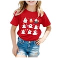thumbnail image 1 of Staki Girls Shirt Halloween T-Shirts for Toddler Girls Short Sleeve Crew Neck Printing Tees Tops 2-14Y,13-14 Years, 1 of 4