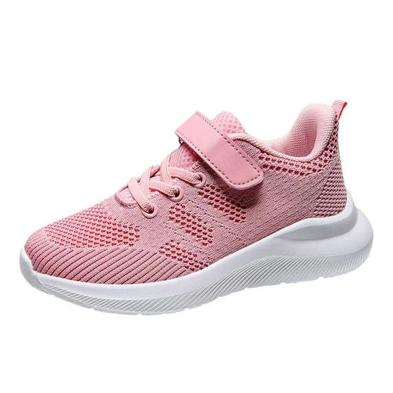 Staki Girls Shoes Toddler Kid Girls Shoes Running Sports Sneakers(Pink,12 Little Kid)