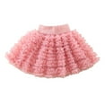 thumbnail image 1 of Staki Girls Skort Little Girl's Tutu Skirt Baby Toddler Kids Summer Party Casual Dresses(Pink,2-3 Years), 1 of 8