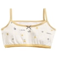 thumbnail image 1 of Staki Girls Soft Training Bras Pull-On Cami First Bra with Double-Layer Lined Gentle Coverage for Beginners Beige,11-12 Years, 1 of 7