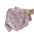 thumbnail image 1 of Staki Girls Solid Cardigan Adorable Girls' Long Sleeve Open Front Cardigan Perfect for Layering 12M-8Y,5-6 Years, 1 of 3