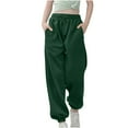 thumbnail image 1 of Staki Jogger Pants for Girls Girls' Sweatpants Lounge Soft Athletic Kids Joggers with Pockets & Drawstring(Green,13-14 Years), 1 of 5