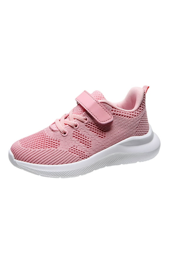 Kids Barefoot Shoes Girls Sports Shoes Breathable Mesh Sneakers for School Activities(Pink,1.5 Big Kid)
