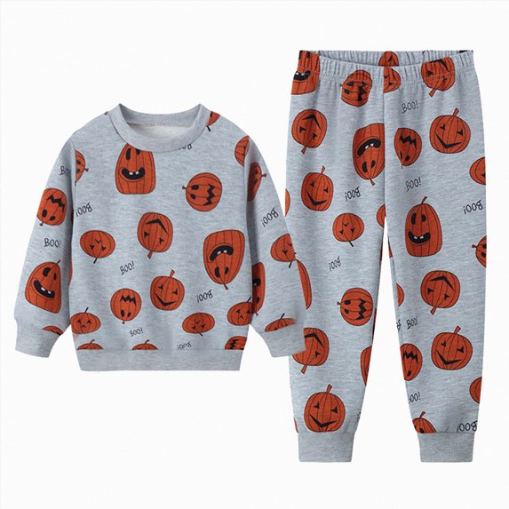 Staki Kids Clothes Boys Unisex Toddlers and Babies' Sweatshirt & Sweatpant Set 3T 4T(Grey, 3-4 Years)