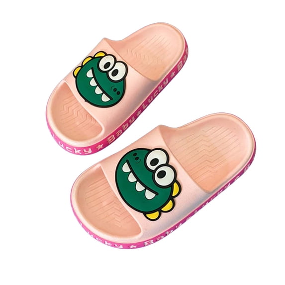 Staki Kids Cloud Slides Kids Slides Boys Pillow Slippers – Slip-On Slide Sandals, Summer Beach Pool Shoes, Indoor and Outdoor(Pink,11 Little Kid)